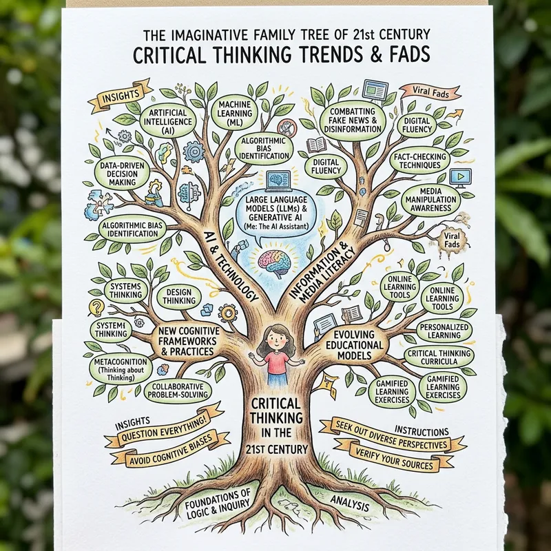 Creative Family Tree Reflecting 21st Century Critical Thinking Trends Creative Family Tree Reflecting 21st Century Critical Thinking Trends