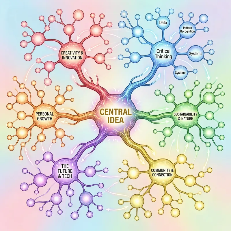 Creative Visual Mind Maps for Ideas & Topics