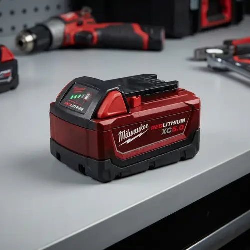 Milwaukee RedLithium Battery - Professional Power Tool