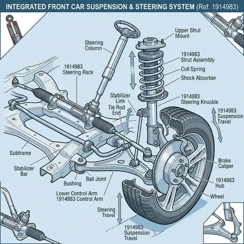 Car Suspension and Steering System Explained