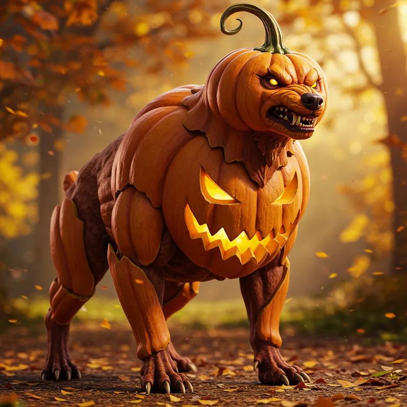 Pumpkin War Hound Hybrid: A Unique Creature