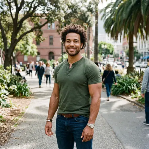 Unique Mixed Heritage Male Portrait