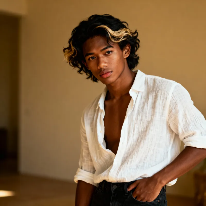 Diverse Heritage: African German & Chinese Cuban Male