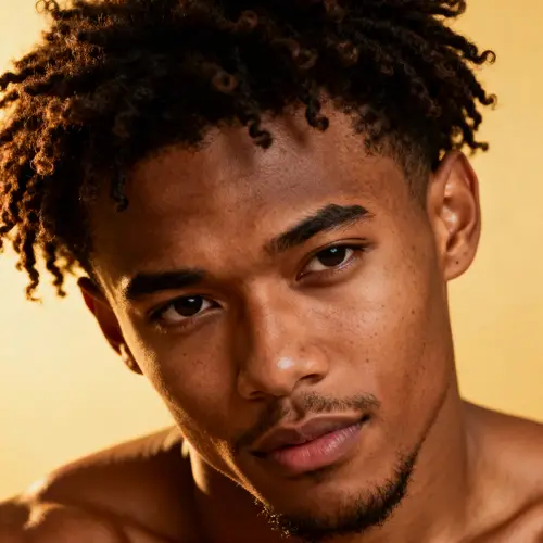 Unique Mixed Heritage Male Portrait