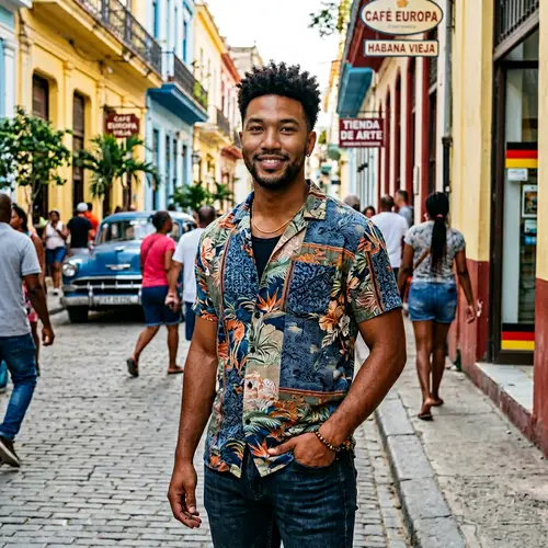 Diverse Heritage: African German & Chinese Cuban Male