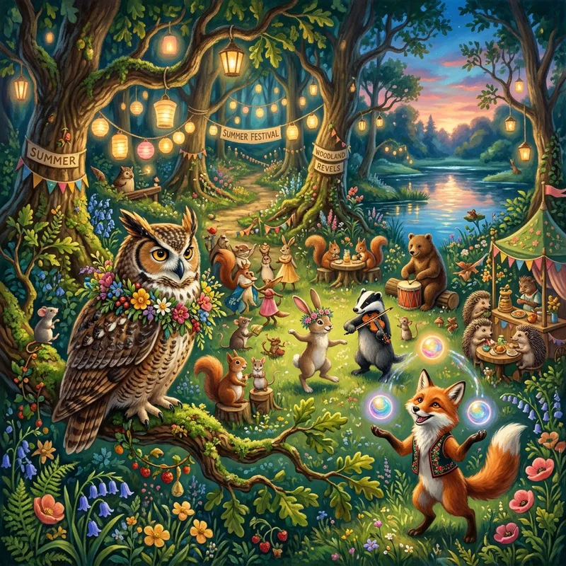 Enchanting Woodland Creatures Summer Festival