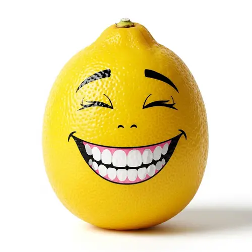 Smiling Lemon - Fun Citrus Decor
