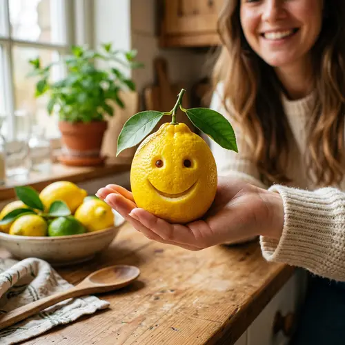 Smiling Lemon - Fun Citrus Decor