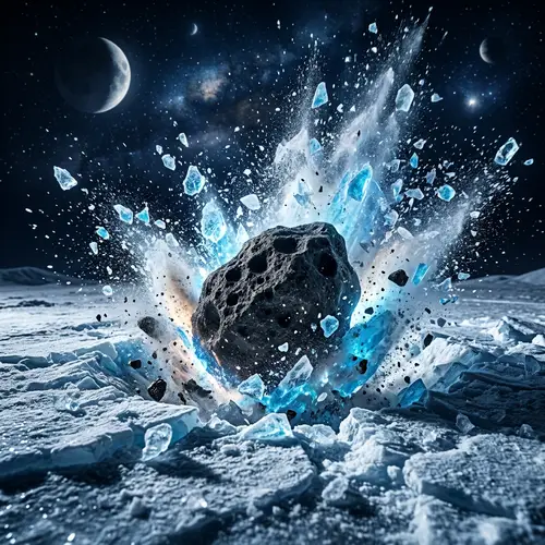 Dynamic Impact of Carbonaceous Chondrite Meteorite