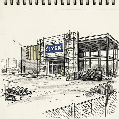 JYSK Store Under Construction - Latest Updates