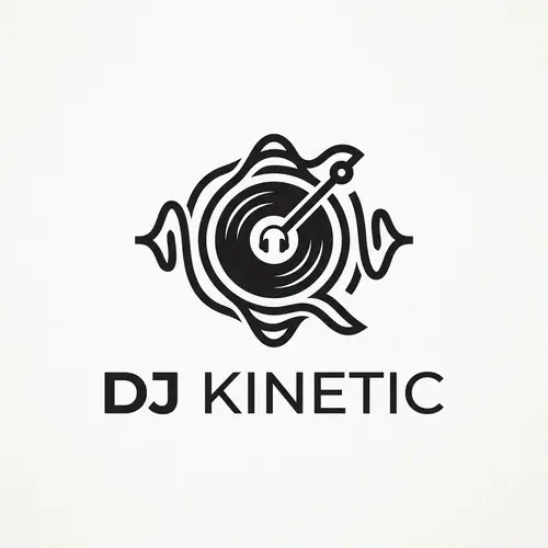 Minimalist DJ Logo Design - Custom Creations