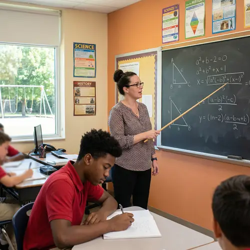 Inspiring Classroom Moments with a School Teacher