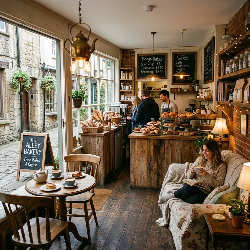 Cozy Bakery Cafe | Rustic Charm & Warm Atmosphere Cozy Bakery Cafe | Rustic Charm & Warm Atmosphere