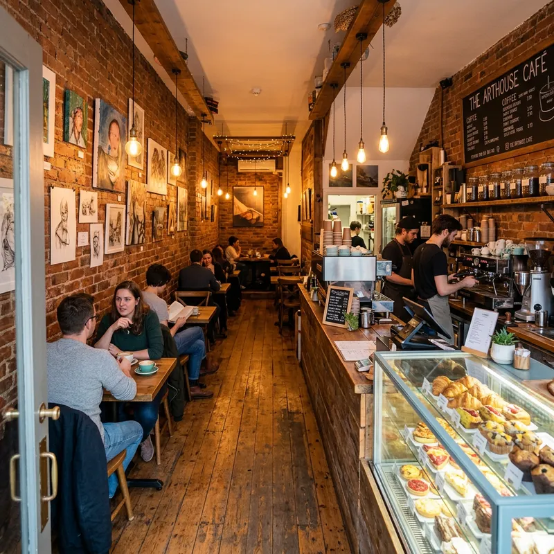 Narrow Interior Cafe Studio | Cozy Atmosphere, Rustic Vibes Narrow Interior Cafe Studio | Cozy Atmosphere, Rustic Vibes