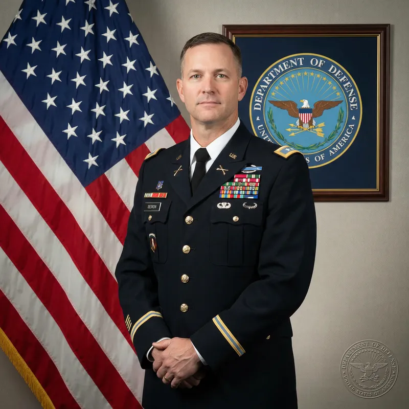 Dignified Military Portraits | Official Uniform Photos