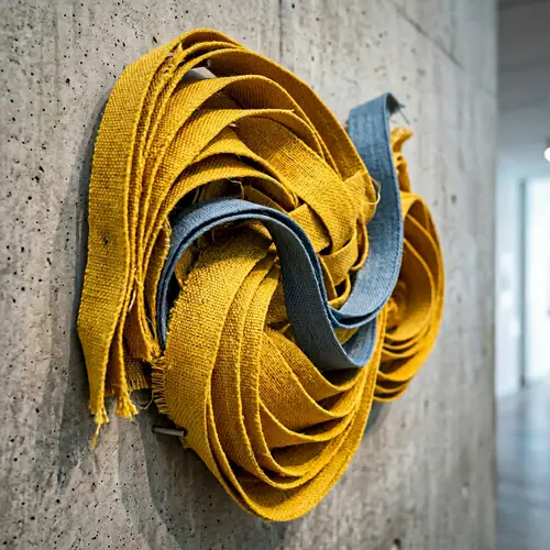 Vibrant Kevlar Layers: Contemporary Abstract Photography