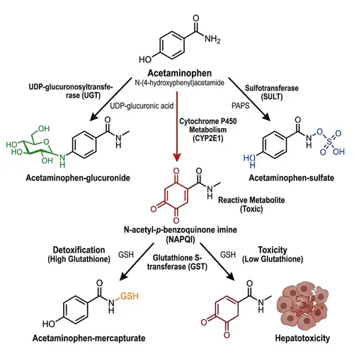 Metabolism of Acetaminophen: Explained Step by Step
