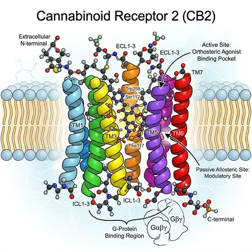 Cannabinoid Receptor 2 Molecular Structure: Protein Databank Insight