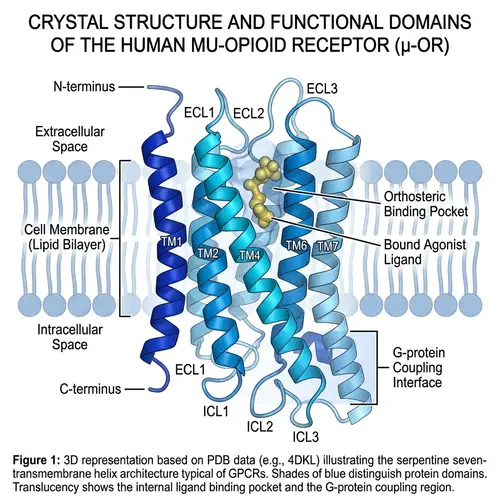 Mu Receptor Crystal Structure in 3D | PDB Illustration