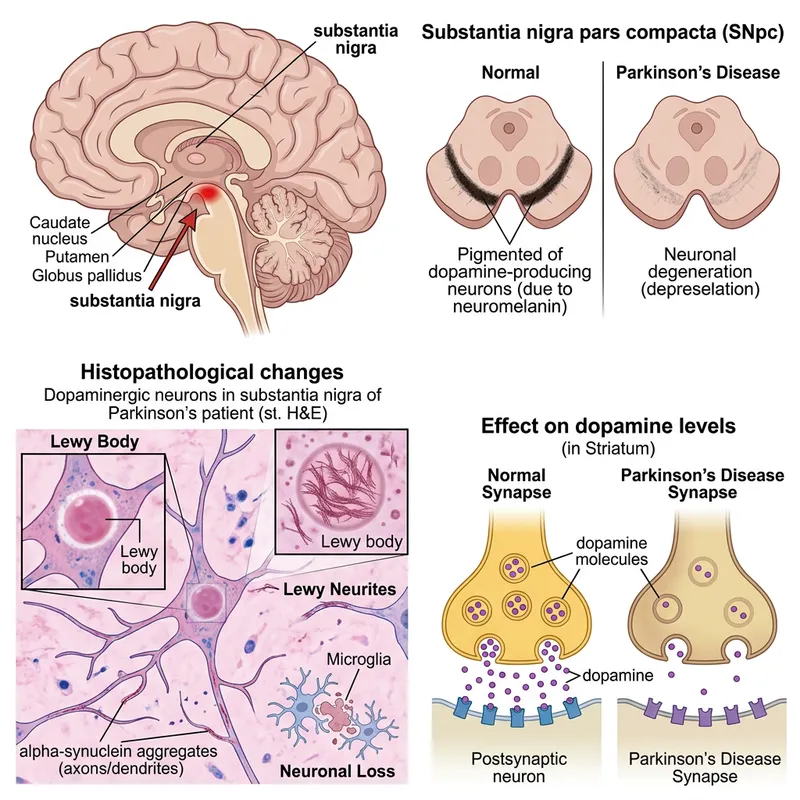 Parkinson's Disease Histopathological Features
