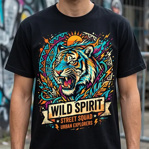 Bold Streetwear T-Shirt Graphic Design