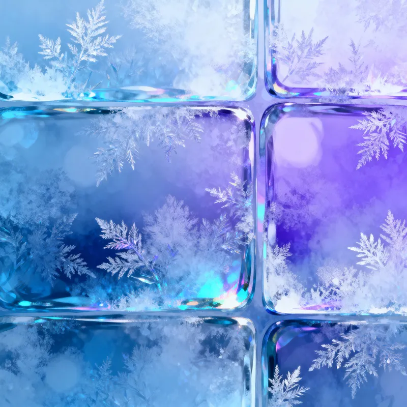 Iridescent Crystal Texture: Blue to Purple Gradient