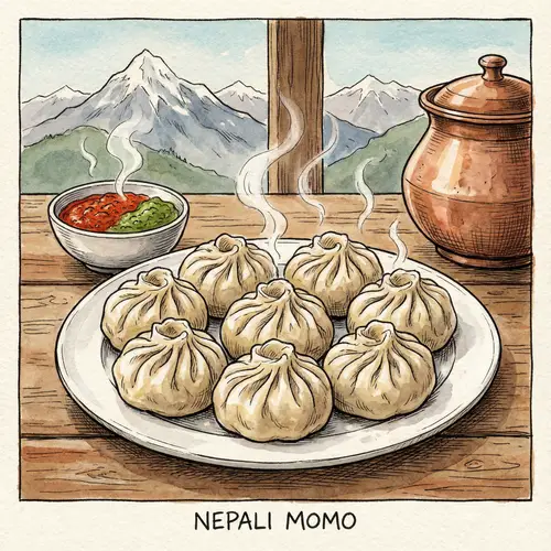 Delicious Nepalese Momo Dumplings - Himalayan Specialty