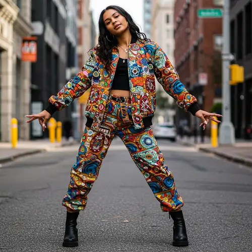 Vibrant Urban Street Style Outfits for Confident Models
