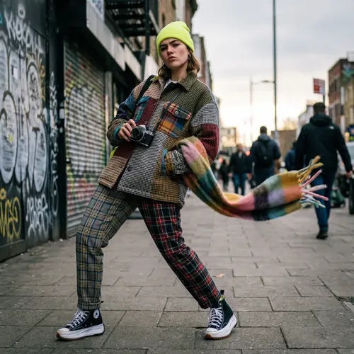 Vibrant Urban Street Style Outfits for Confident Models