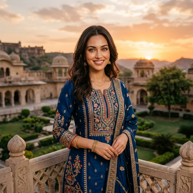 Celebrity Lookalike Aishwarya Rai with Stunning Eyes & Traditional Charm