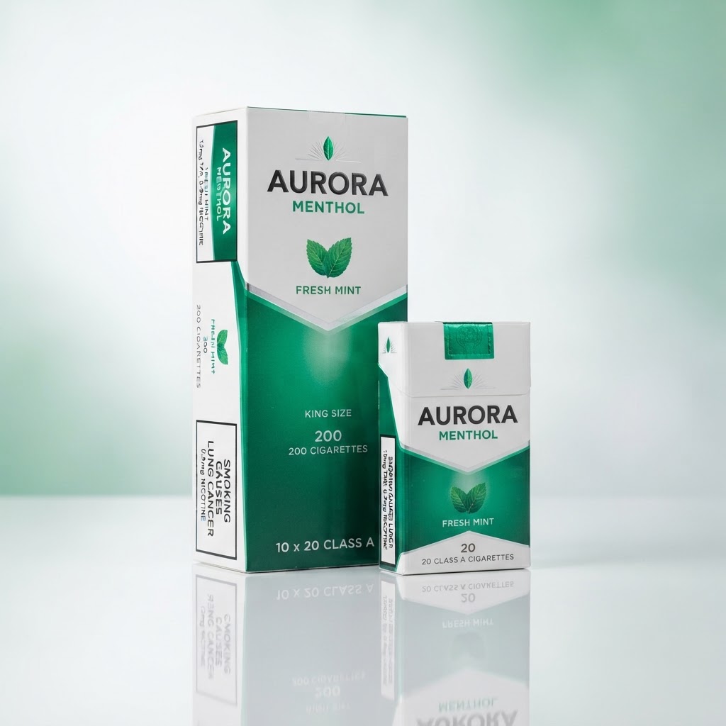 True Menthol Green 100s Soft box of 10 packs