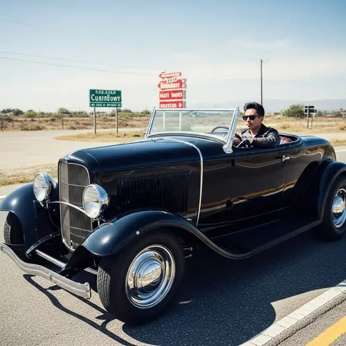 1932 Ford Roadster Driven by Larry Shinoda