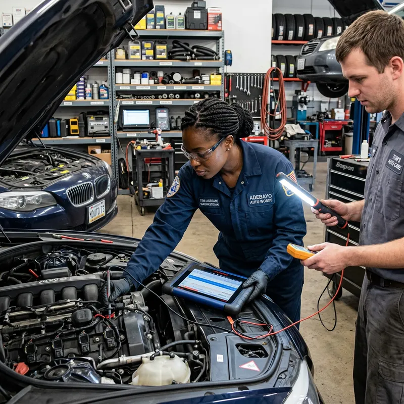 Expert Car Diagnostician Services | Skilled Female Mechanics