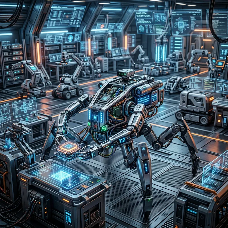 Futuristic Cyber Robot Design 2090: AI and Tech Innovations Futuristic Cyber Robot Design 2090: AI and Tech Innovations