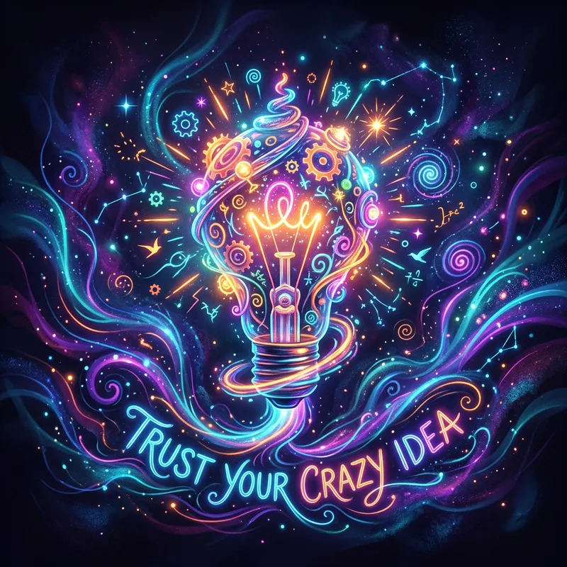 Design for Trust Your Crazy Idea - Artistic Innovation