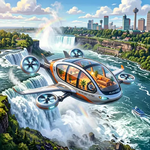 Modern Hydrogen Air House Near Niagara Falls