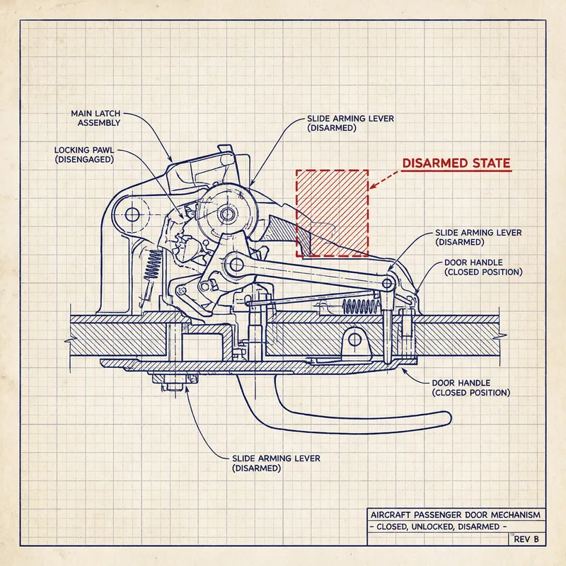 Aircraft Door Mechanism: Technical Blueprints & Inner Workings