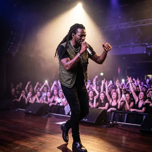 Passionate Performance on Stage with Microphone | Entertainment Show