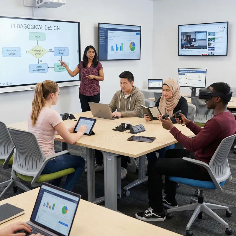 Pedagogical Design in Electronic Learning: Modern Digital Classroom Scenario