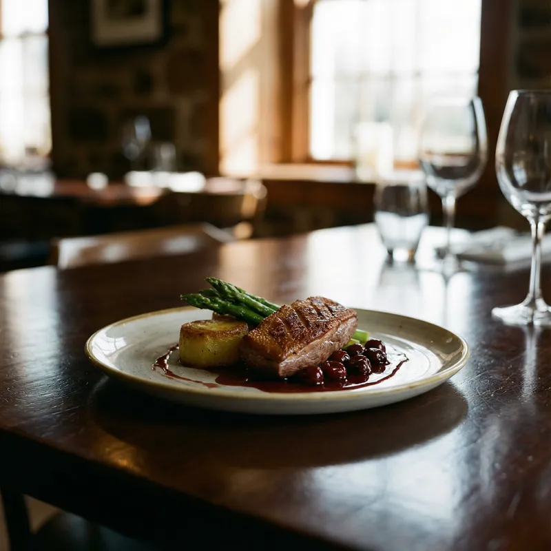 Gourmet Food Photography: Elegant Plating & Soft Lighting