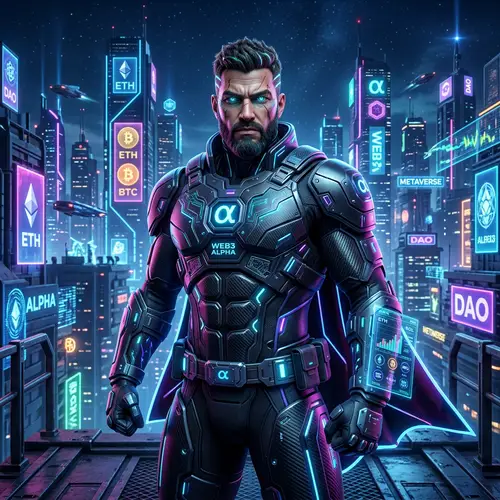 Web3 Alpha Avatar with Closed Mouth