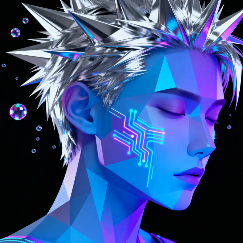 Web3 Alpha Avatar with Closed Mouth