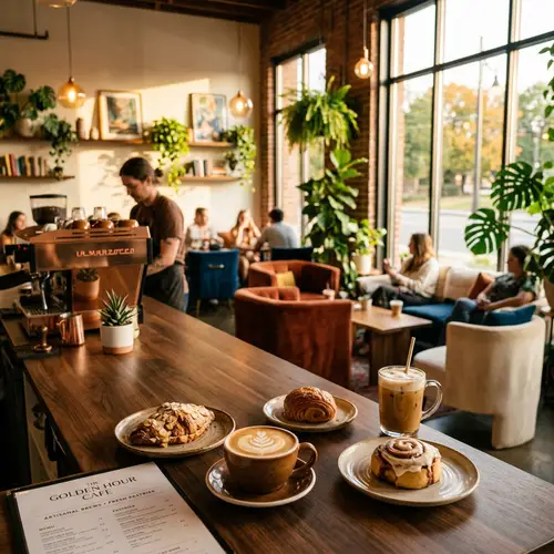 Luxurious Modern Coffee Shop Interior