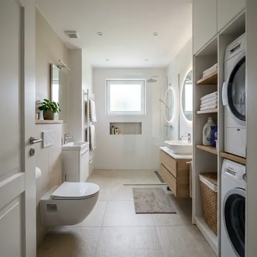 Modern 10m2 Bathroom with Italian Shower Design