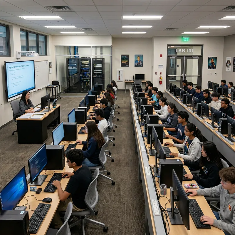 Modern Computer Lab for 50 Students