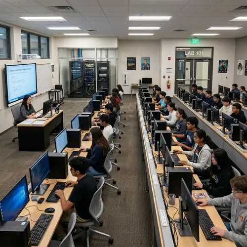 Modern Computer Lab for 50 Students