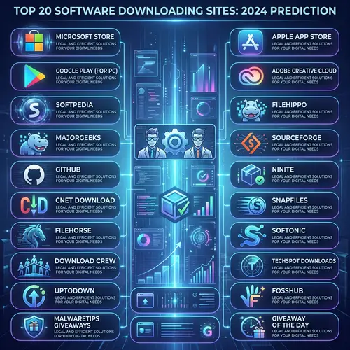 Top 20 Software Downloading Sites 2024