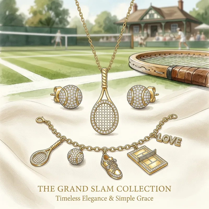Classical Tennis Jewelry Set | Beautiful & Luxurious Collection