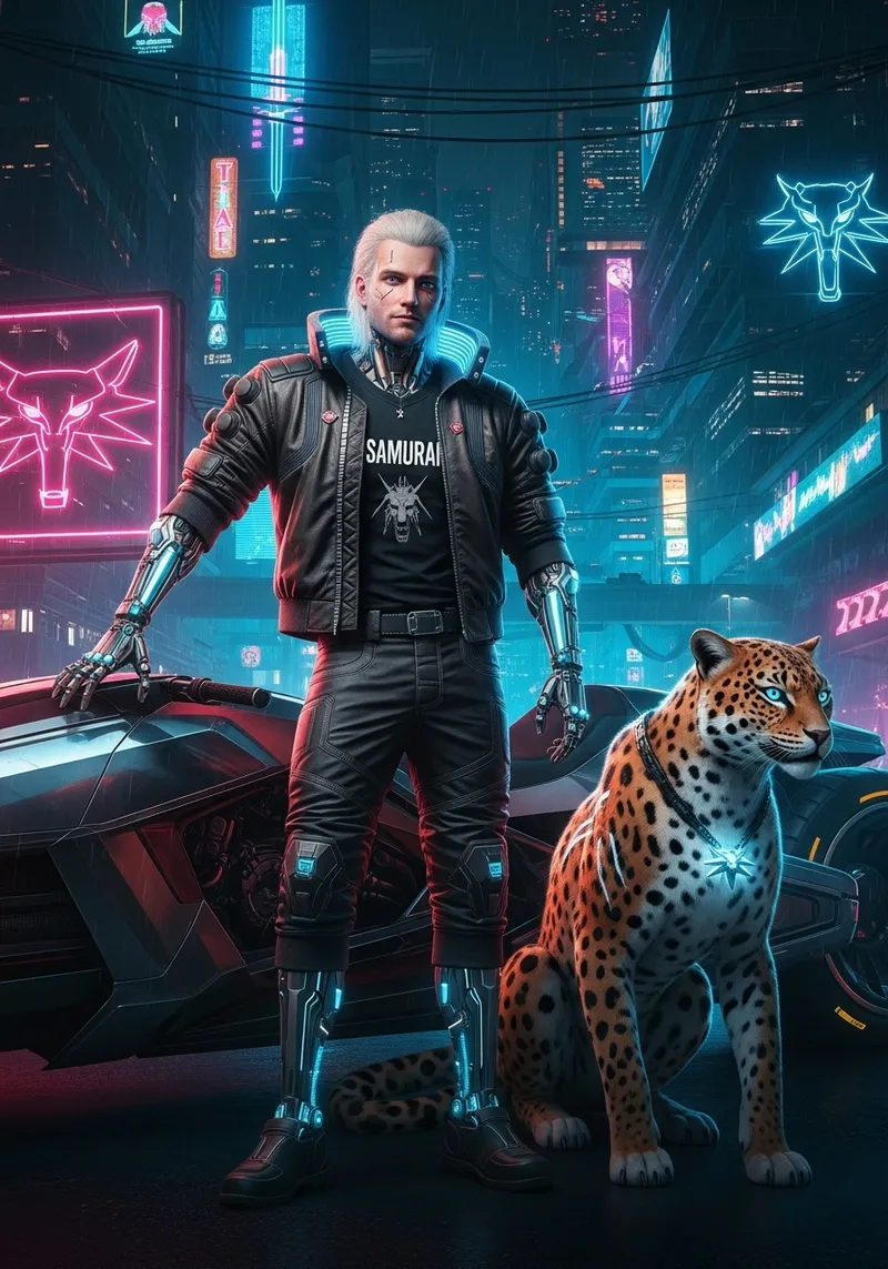 Cyberpunk 2077 Vincent: Realistic Futuristic Art