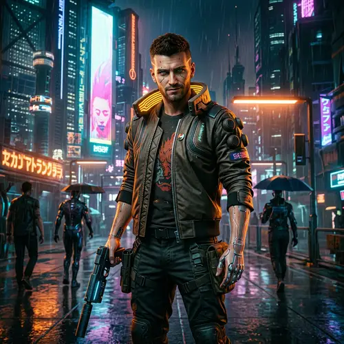 Cyberpunk 2077 Vincent: Realistic Futuristic Art